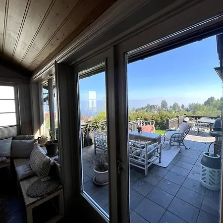 5 Bedroom Spectacular View & Charming House In Vollen Centre Villa *