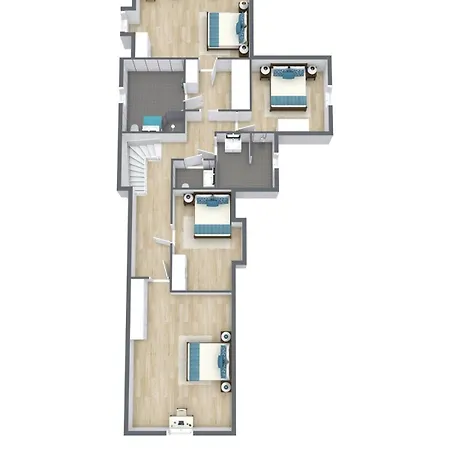 5 Bedroom Spectacular View & Charming House In Vollen Centre ヴィラ *